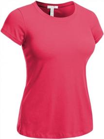 img 2 attached to Emmalise Women'S Fitted Short Sleeve Athletic Tee With Crew Neck For Active Performance