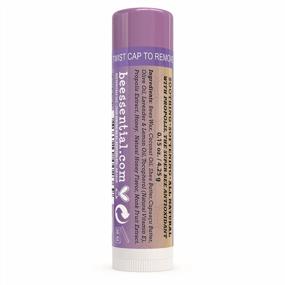 img 2 attached to Moisturize And Soothe With Beessential All Natural Lemon Lavender Lip Balm For Dry And Chapped Lips - 2 Pack