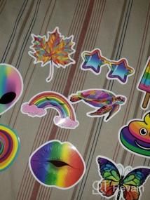 img 8 attached to QTL 70Pcs Retro Stickers 80S 90S Stickers For Adults Retro Party Decorations 80S 90S Stickers For Vintage Party Supplies Водонепроницаемые виниловые наклейки