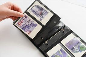 img 1 attached to 100-Pocket Khaki Mini Photo Album For Fujifilm Instax Mini 9, Mini 8, Mini 90, Mini 25, Polaroid Snap PIC-300, Kodak Mini 3-Inch Film By Ablus