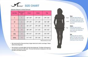 img 1 attached to Adoretex Women'S One Piece Water Aerobics Unitard Boyleg Swimsuit With Scoop Back