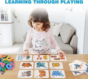 img 3 attached to Улучшите обучение в раннем возрасте с помощью карточек с алфавитом и цифрами Joyooss и игр на соответствие
