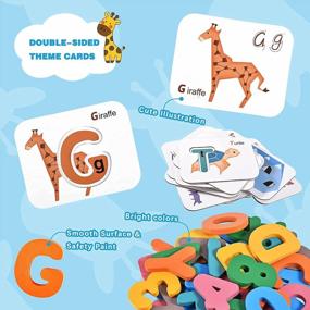 img 2 attached to Улучшите обучение в раннем возрасте с помощью карточек с алфавитом и цифрами Joyooss и игр на соответствие