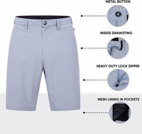 img 3 attached to Get Summer-Ready With Visive Mens Premium Quick Dry Board Shorts/Walk Shorts In Regular Fit And Size Range 30-44