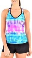 zeroxposur tankini swimsuits racerback coverage women's clothing : swimsuits & cover ups logo