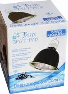 🌴 blue spotted deep jungle dome lamp fixture: ideal for terrariums & a wide range of animals! logo