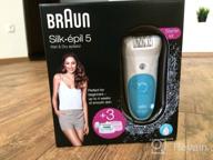 img 1 attached to Braun 5-511 Silk-epil 5 Wet & Dry epilator with starter cap, white/blue review by Rimba ᠌