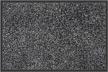 mibao dirt trapper door mat for indoor&outdoor, 36" x 60", grey black,washable barrier door mat, heavy duty non-slip entrance rug shoes scraper, super absorbent front door mat carpet logo