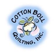 cotton boll quilting logo