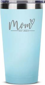 img 4 attached to Sodilly Seaside Tumbler: Perfect New Mom Gift For Mamma Est. 2023 - First Mother'S Day And Birthday Present - Great Expecting Mom Gift After Birth