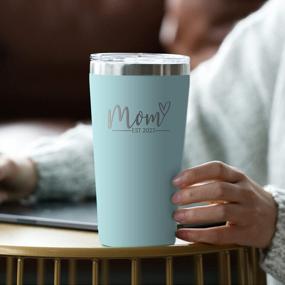 img 1 attached to Sodilly Seaside Tumbler: Perfect New Mom Gift For Mamma Est. 2023 - First Mother'S Day And Birthday Present - Great Expecting Mom Gift After Birth