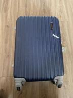 img 2 attached to TEVIN suitcase, ABS plastic, support feet on the side, waterproof, wear-resistant, 52 l, size S+, brown review by Stanislaw Gluszek ᠌