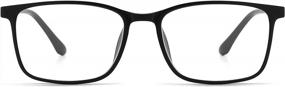 img 4 attached to Ультралегкие солнцезащитные очки SUNGAIT TR90 для чтения и игр — прямоугольные и круглые