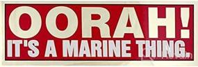 img 3 attached to Oorah Marine Metallic Bumper Sticker