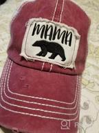 img 1 attached to Women'S Vintage Embroidered Mesh Baseball Cap - MIRMARU Snapback Trucker Hat review by Hamilton Larcony