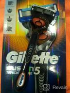 img 1 attached to Gillette Fusion5 ProGlide Men's Razor, 1 Cassette, 5 Carbon Blades, FlexBall Technology, Trimmer review by Guan Yin ᠌