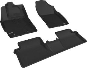 img 4 attached to 3D MAXpider Complete All Weather Corolla Interior Accessories -- Floor Mats & Cargo Liners