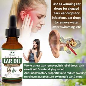 img 3 attached to Go Natural With Organic Ear Oil: A Versatile Solution For Ear Infections And Earache Relief, Suitable For All Ages And Pets – Made In USA