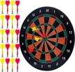 betterline magnetic dartboard set - 16 inch dart board with 6 strong magnet darts for kids and adults - gift for game room, office, man cave and parties logo