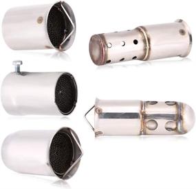 img 1 attached to 🔇 Rustproof Stainless Steel DB Killer 51mm Muffler Inserts - ATV Silencer Noise Eliminator (2-pack)