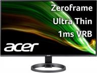 acer freesync technology ultra thin zero frame 23.8, 1920x1080, 75hz, wide screen, ‎um.qr2aa.a01 logo