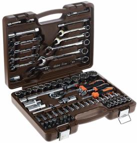 img 4 attached to Tool set Ombra OMT82S12, 82 pcs, brown