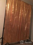 img 1 attached to 20FTX10FT Gold Shimmer Sequin Fabric Photography Backdrop review by Nate Skinner