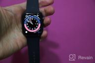 img 2 attached to Renewed Apple Watch Series 6 (GPS, 40mm) Blue 🕰️ Aluminum Case with Navy Sport Band - Get Yours Now! review by Ai Fitira ᠌