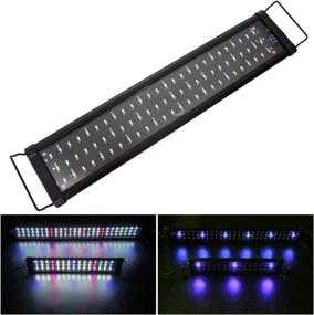 img 3 attached to 🐠 SHUPAT Full Spectrum Aquarium Light: Aluminum Alloy Shell with Extendable Brackets for Fish Tanks - White Blue Red LED Combination, Ideal for Freshwater Plants