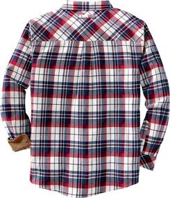 img 3 attached to Legendary Whitetails Flannels Shale Plaid Men's Clothing for Shirts