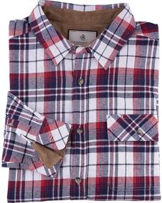 img 2 attached to Legendary Whitetails Flannels Shale Plaid Men's Clothing for Shirts