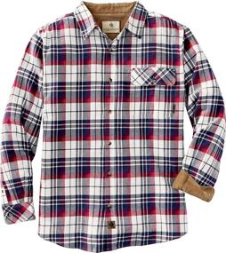 img 4 attached to Legendary Whitetails Flannels Shale Plaid Men's Clothing for Shirts