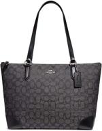 coach womens outline signature brown women's handbags & wallets ~ shoulder bags logo