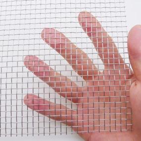 img 4 attached to Sturdy Metal Mesh Sheets For DIY Projects - 304 Stainless Steel, No Rust Mesh Screen, Wire Mesh 5 Mesh, 1 PC - 11.8"X23.6" (30Cmx60Cm)