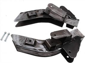 img 2 attached to Jeep Wrangler TJ 1997-2006 Rear Trail Arm And Center Skid Plate Frame Repair Kit