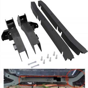 img 4 attached to Jeep Wrangler TJ 1997-2006 Rear Trail Arm And Center Skid Plate Frame Repair Kit