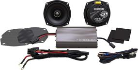 img 4 attached to 🔊 Hogtunes 225 Watt Amplifier with XL Series 5.25" Front Speaker Kit: Enhanced Sound System for your Ride