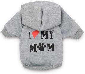 img 4 attached to ❤️ DroolingDog I Love My Mom Dog Tshirt - Small Grey Dog Shirt for Boys