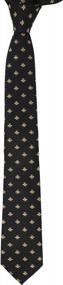 img 3 attached to 👔 Necktie Microfiber Jacquard Pattern by MENDEPOT