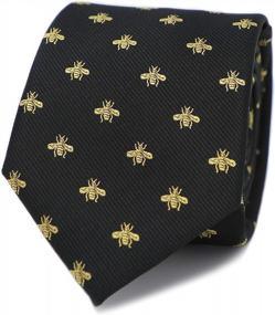 img 4 attached to 👔 Necktie Microfiber Jacquard Pattern by MENDEPOT