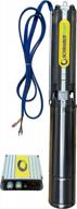 stainless steel submersible deep well pump - 3hp, 360ft, 31gpm, 230v + control box - schraiberpump 4s5152m logo
