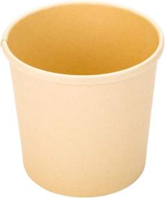 img 3 attached to Eco-Friendly Disposable Kraft Soup Cups: 200-Count 12-OZ Bio Soup Container - Ideal for Cafes - Wholesale Takeout Food Container with Lid - Restaurantware