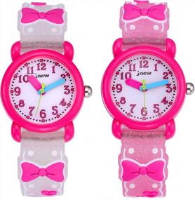 img 2 attached to Kids' Wristwatch 3D Cartoon Bowknot Design For Boys Girls Ages 3-12 Years Old