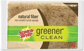 img 2 attached to 🧽 3M Scotch-Brite 97030 Light-Duty Natural Fiber Scrub Sponge - Efficient Cleaning Tool for Gentle Scrubbing