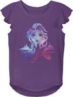 👚 disney girls t shirt purple x small - stylish tops, tees & blouses for kids logo