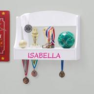 dibsies personalized trophy shelf and medal display rack (standard) logo
