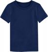 comfortable and stylish: cosland boys' heavyweight cotton t-shirt with short sleeves and crewneck logo
