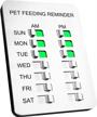 yarkor magnetic dog feeding reminder: am/pm daily chart & prevent overfeeding/obesity logo