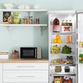 img 3 attached to Оптимизируйте свою кухню с помощью пластиковых контейнеров для хранения ClearSpace — идеально подходит для организации и хранения кладовой, холодильника и шкафа — улучшите организацию вашей кухни с помощью высококачественных решений для хранения
