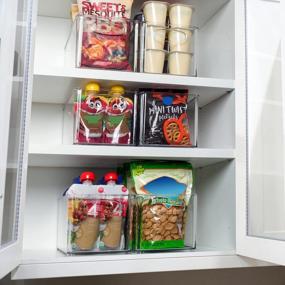 img 2 attached to Оптимизируйте свою кухню с помощью пластиковых контейнеров для хранения ClearSpace — идеально подходит для организации и хранения кладовой, холодильника и шкафа — улучшите организацию вашей кухни с помощью высококачественных решений для хранения